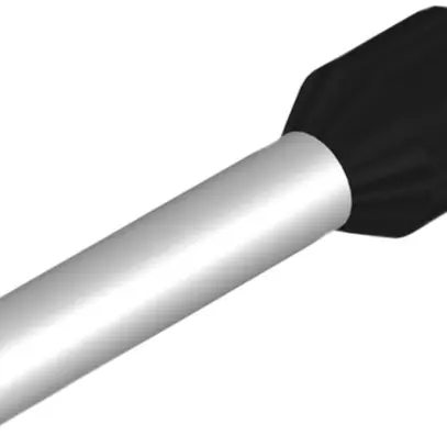 Embout de câble Weidmüller H isolé 6mm² 18mm noir en vrac 
