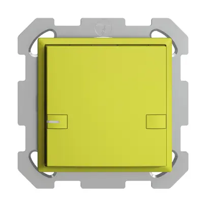 Pulsante KNX RGB INC EDUE, 250mW, c.LED RGB, 1×pulsante, com.2×tasti, lem 