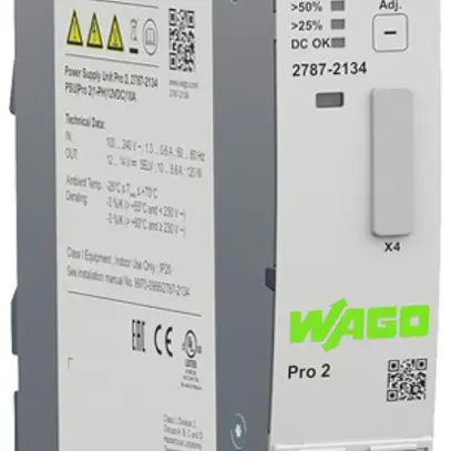 Alimentation INC WAGO Pro 2 90…264V 130…373V 12…14V 10A 120W 2UM 