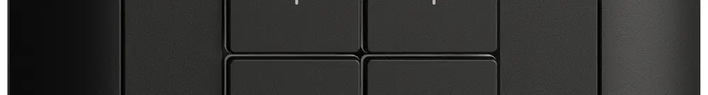 UP-Bedienaufsatz zu Dimmer EDIZIOdue Wiser 2K 4T sz 