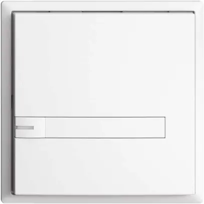 Pulsante KNX RGB EDUE, 250mW, c.LED RGB, c.carta, 1×pulsante, com.1×tasto, bi 