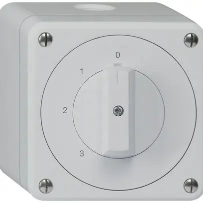 Interrupteur rotatif AP robusto IP55 schéma 5/1P gris 