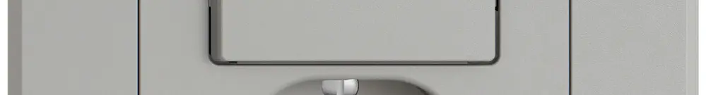 Kit di montaggio INC EDIZIO.liv SNAPFIX® p.combi.T13 c.1 tasto c.lente lat.grc 