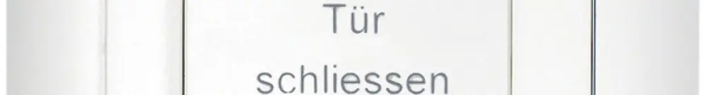 Tasto INC BSW EDIZIOdue, testo <Tür schliessen> IP20, bianco 