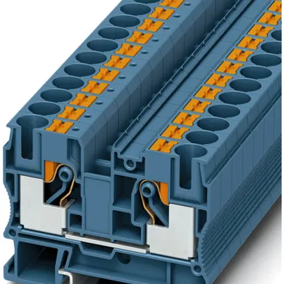 Borne 0.5…16mm² bleu connexion Push-in PT 10 BU 