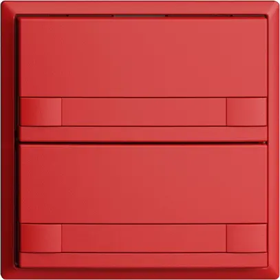 Pulsante INC KNX 2×EDIZIOdue colore berry RGB senza LED con inserto carta 