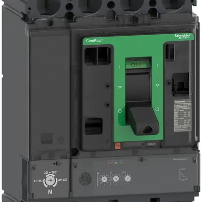 Disgiuntore di potenza ComPacT NSX400F con MicroLogic2.3 4P4d 100…400A 36kA 