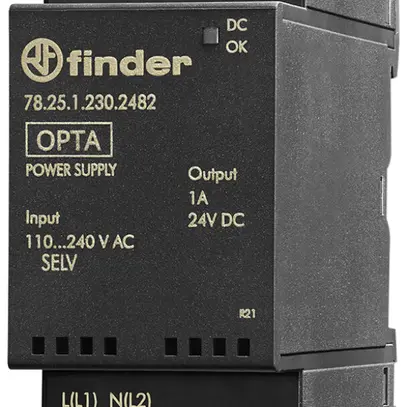 Alimentation à découpage FINDER OPTA 78.25 110…240VAC 24VDC 1A 25W 2UM 