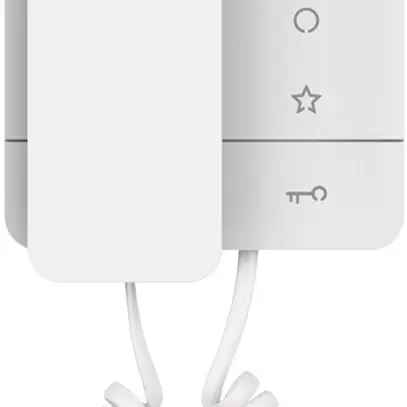 Stazione interna audio Bticino CLASSE 100 A16M, 2 fili, bianco 