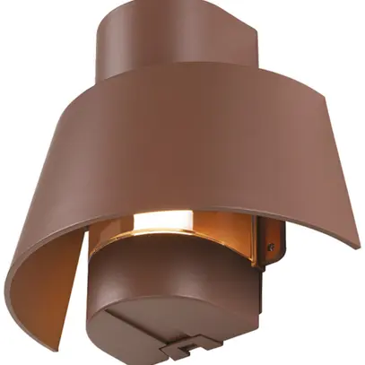 Applique SLV PHOTONI E27 1×0…13W IP55 125×250mm rouille 