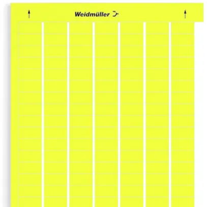 Étiquette p.marqueur d'appareil WM LaserMark MT300 auto-adhésive 25.4×13mm jaune 