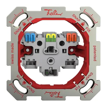 Prise ENC Feller Snapfix® 1×T13 10A 250V 77×77×44mm 