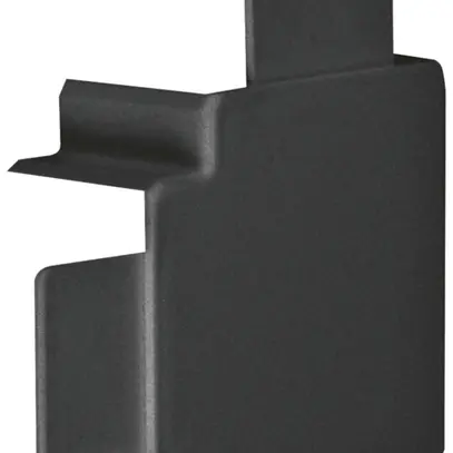 Angolo piatto Hager tehalit.LF 45×30mm nero IP30 