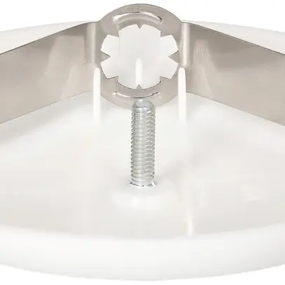 Rosetta di copertura MH clip a molla Ø95×13mm bianco 