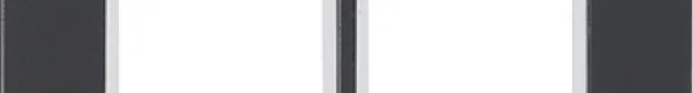 Intestazione INC Legrand Arteor 3×2, verticale, mirror black 