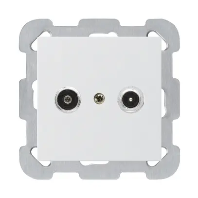 Prise antenne ENC kallysto R/TV montage B 10.5dB 2GHz blanc 