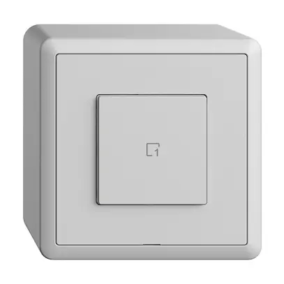 Poussoir scène AP 1 scène/1T Edue Wiser gris clair 
