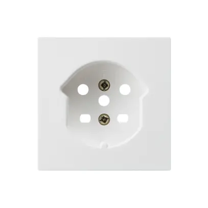 Frontplatte kallysto T15 weiss 60×60mm für Steckdose T15 