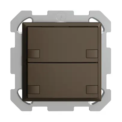 Pulsante KNX RGB INC EDUE, 250mW, s.LED, 2×pulsante, com.2×tasti, cof 