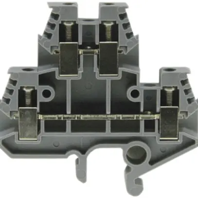 Morsetto di passaggio componibile Woertz 0.5…4mm² 32A 500V vite 2×2 guida G gr 