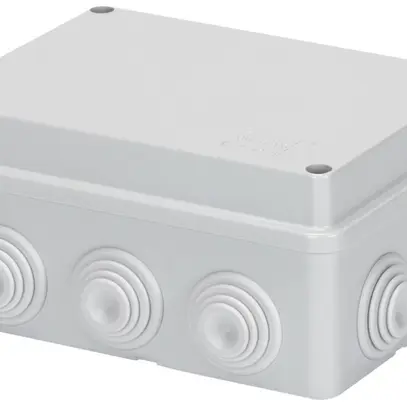 Scatola di derivazione AP GEWISS 170×130×76 coperchio a vite IP55 s.a. grigio 