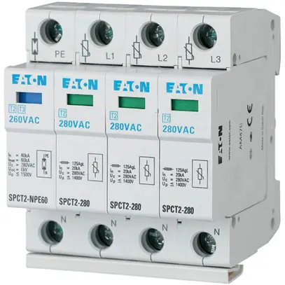 Scaricatore di sovratensione Eaton SPCT2-280/3+NPE 280VAC 4UM 