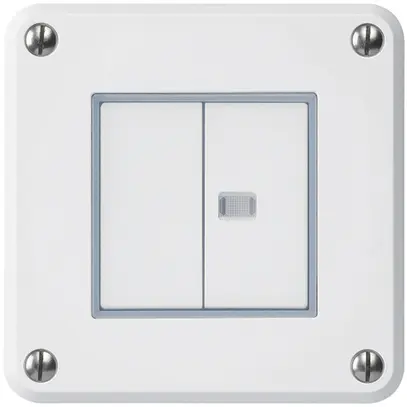 Interruttore INC robusto IP55 schema 3+3 1×illuminato bianco per combinazione 