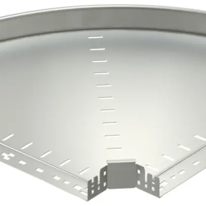 Coude 90° Bettermann avec raccord rapide 60×600mm, A2, 1.4301, 2B 
