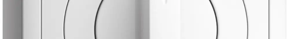 Contact pivotant AP 1->0<-2 EDIZIOdue blanc, avec manette 