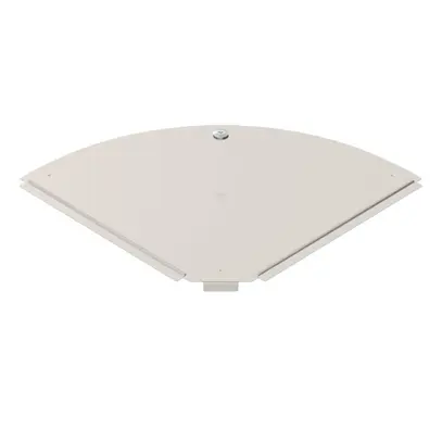 Couvercle BET RBD 90° 300mm acier fin A2 brut 