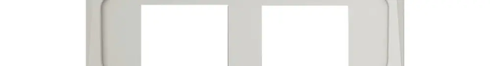 Kit de recouvrement SIDUS pour 2RJ45 blanc 