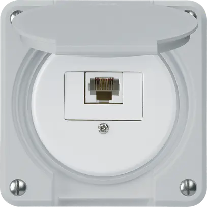 Boîte de raccordement ENC robusto IP55 gris 1×RJ45/u pour combinaison 