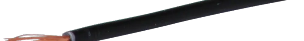 T-Litze 1mm² a.Spule schwarz Spule à 200m H05V-K 