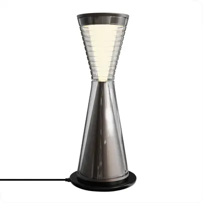 Lampada da tavolo a batteria X8 by xoxo, 3W, 2700K, antracite 