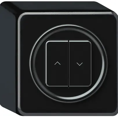 Attuatore per persiana KNX AP origin 2×tasti nero 