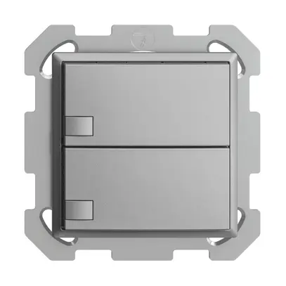 Pulsante KNX RGB INC EDUE, 250mW, s.LED, 2×pulsante, com.1×tasto, si 