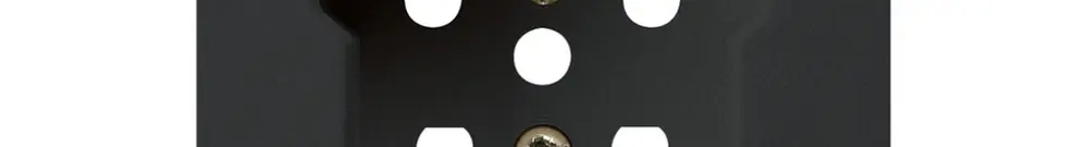 Frontplatte kallysto T15 schwarz 60×60mm für Steckdose T15 