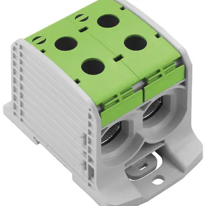 Blocco di distribuzione WM WPD 232 2×185/2×185mm² 353A 1000V TS35 verde 