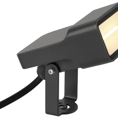 Lampada con picchetto LED SLV SYNA WIDE 5.5W 650lm 830 IP65 76×85×105mm nero 