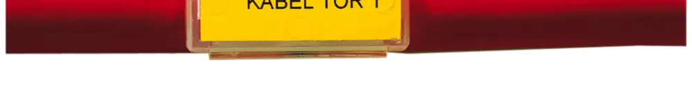 Porte-étiquette IKS 02 pour câble et tube (1UE=25 pcs) 