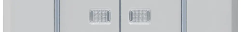 UP-Druckschalter robusto IP55 Schema 3/Drucktaster 2×beleuchtet grau für Kombi 