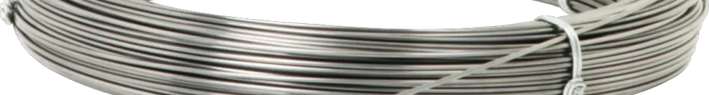 Filo di tiraggio Allchemet acciaio corde di pianoforte, nudo, Ø1.5mm, rotolo 1kg 