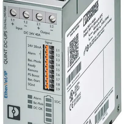 Impianto UPS PX QUINT4-UPS/24DC/24DC/40/EIP Modbus IN 24VDC OUT 24VDC/40A 