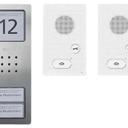 Kit audio AP Siedle, sistema bus Basic, 2 tasti 