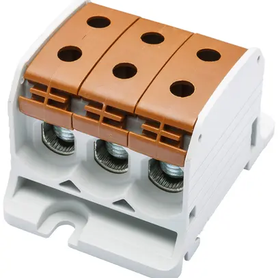 Blocco di distribuzione Bals RKA 50 1P 150A 3×ingresso 3×uscita 4…50mm² marrone 