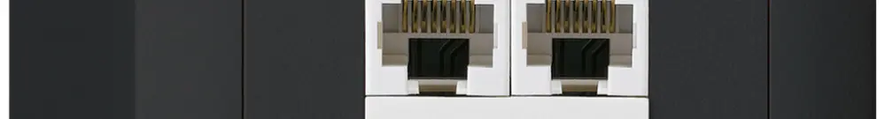 Scatola AP kallysto 2×RJ45u separato nero 