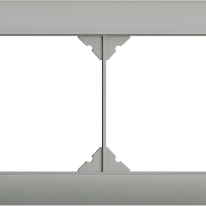 UP-Kopfzeile EDIZIOdue SNAPFIX® 1×2 horizontal 148×88mm hellgrau 