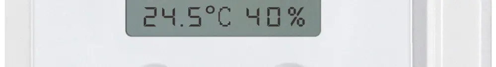 Thermo-/hygrostat à horloge AP Eltako FUTH65D RF, blanc pur 