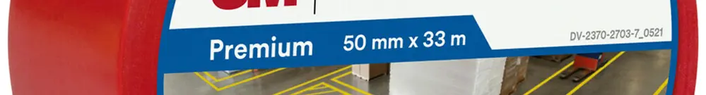 Ruban adhésif 3M 471 50mm×33m×0.14mm rouge 