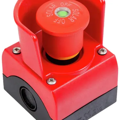 Interruttore arresto emergenza AP WM AC SB E 5A 1POL PO 06KV 1NC 1NO Ø45mm IP65 